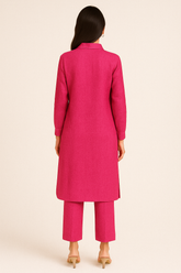 Silk Karandi 2PC Pink